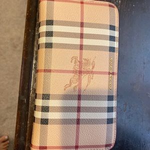 A authentic Burberry wallet